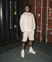 Athleisure Sweatshirt - Creme